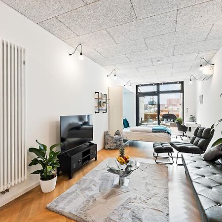 Lit Living - Luxus Loft - Box Spring - Air Con - Bbq - Panorama Apartment มานไฮม์ ภายนอก รูปภาพ