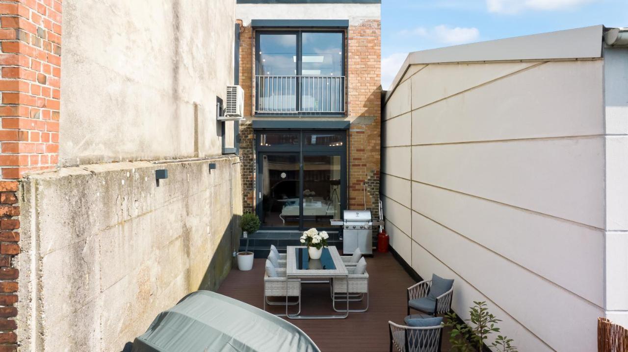 Lit Living - Luxus Loft - Box Spring - Air Con - Bbq - Panorama Apartment มานไฮม์ ภายนอก รูปภาพ